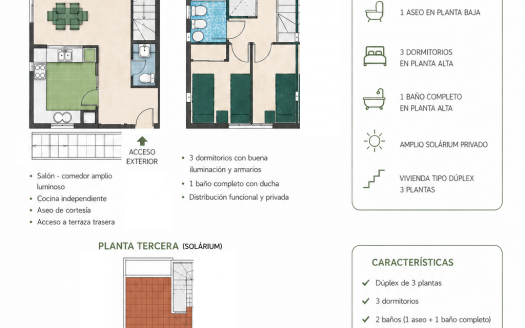 Duplex en Guardamar de Segura, Alicante.