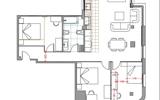 Habitación en el Cabañal, Valencia Capital.